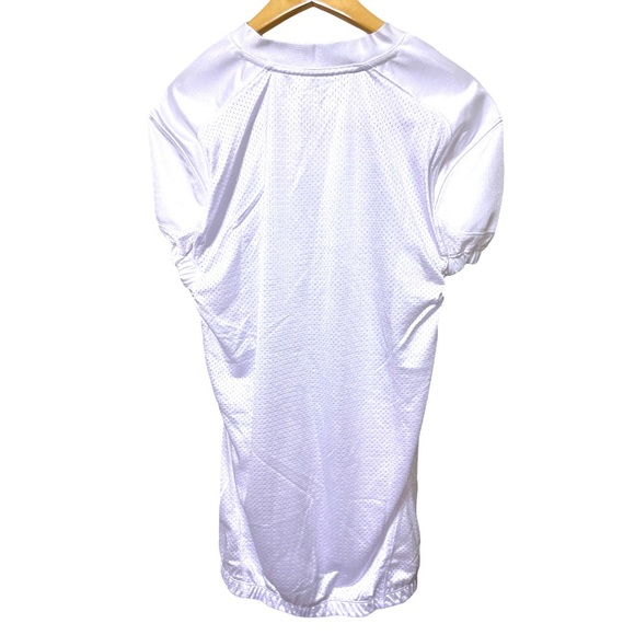 Adidas Climalite White Mesh Football Jersey Size Large L - Picture 2 of 5